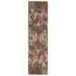 Safavieh Monaco MNC225H-210 2"2" x 10" Grey/Orange Runner, , large