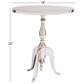 Maple and Jade End Table with Scroll Legs in Satin Silver, , large