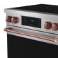Thor Kitchen Gordon Ramsay 4.8 Cu. Ft. Professional Induction Range with Rose Gold Handle Kit in Stainless Steel, , large