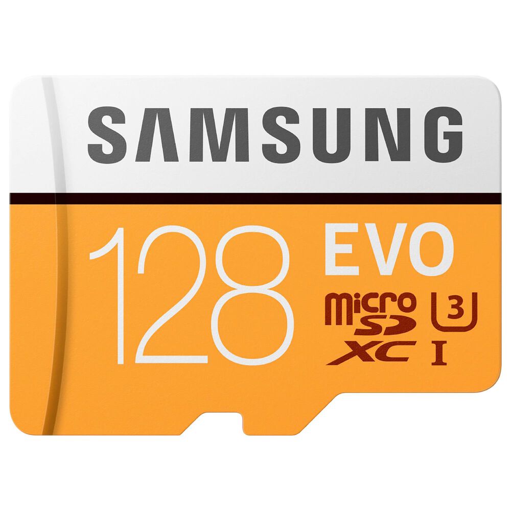 Samsung 128GB EVO microSDXC Memory CardB, , large