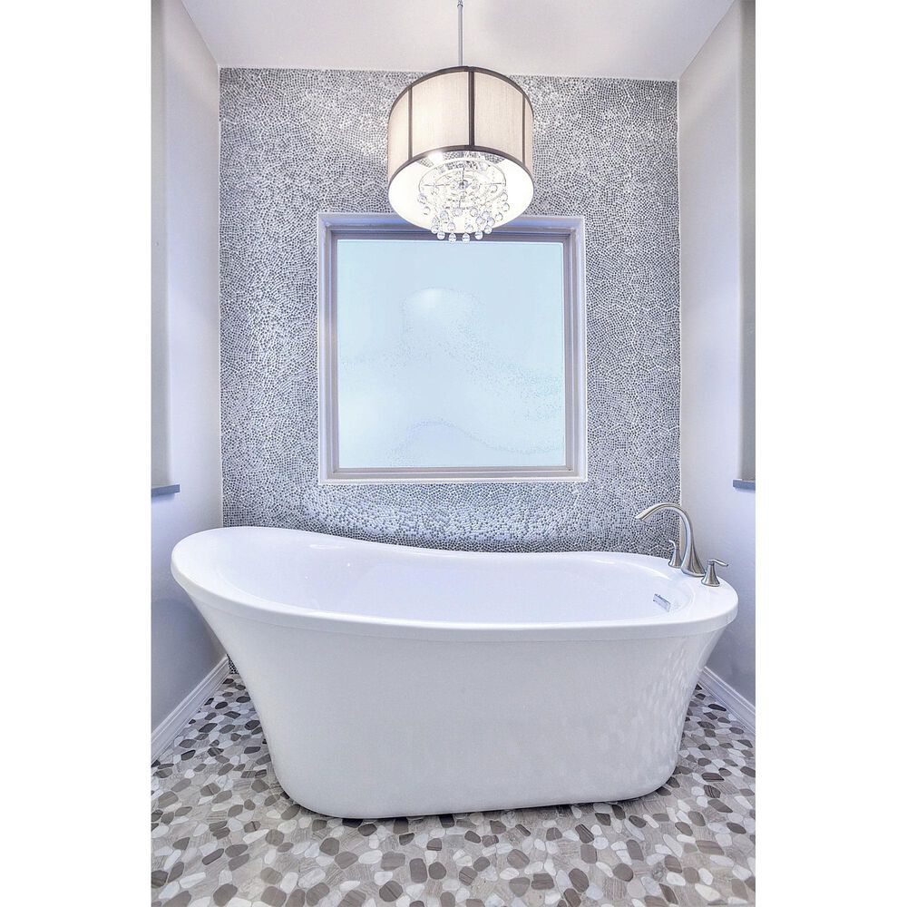 Emser Cultura Winter 12&quot; x 12&quot; Natural Stone Mosaic Sheet, , large