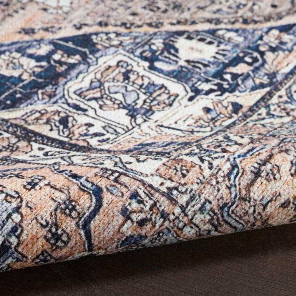 Nourison Grand Washables 7&#39;10&quot; x 9&#39;10&quot; Ivory Blue Area Rug, , large