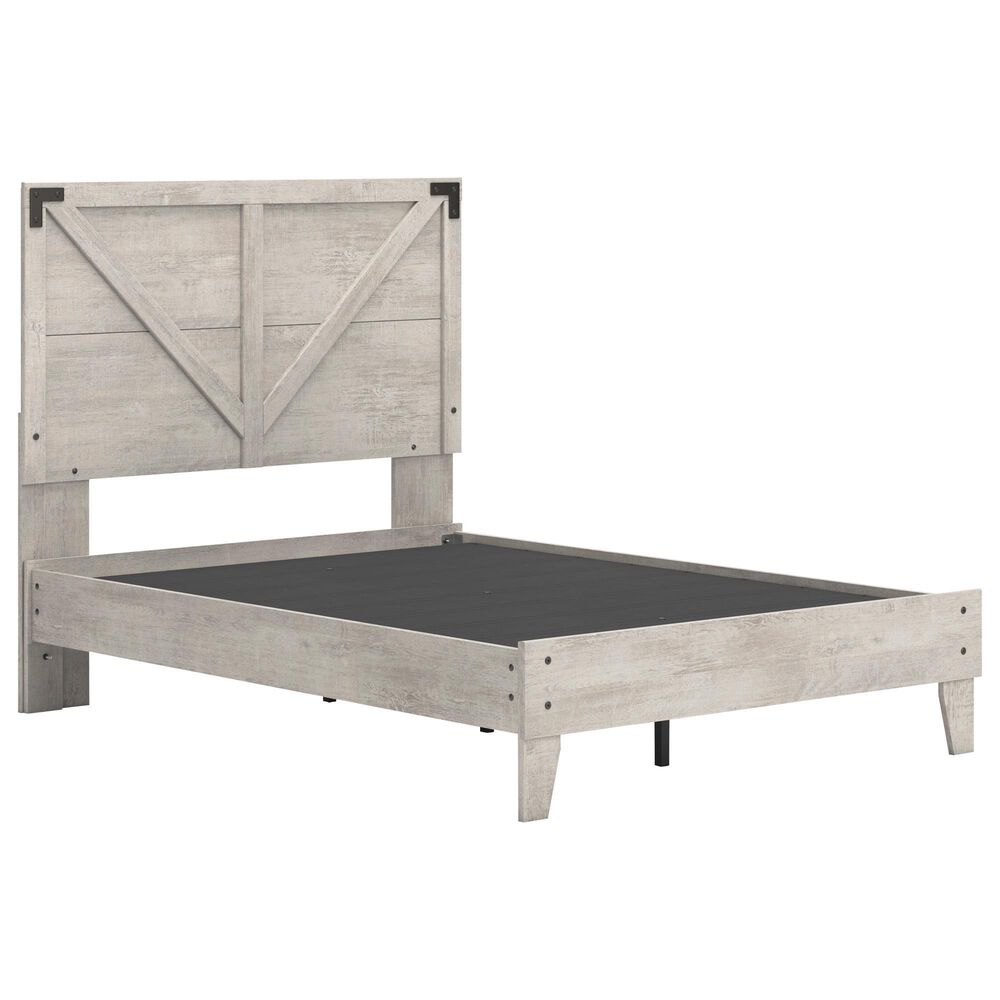 Ashley Shawburn Full Platform Bed in Gray, , large