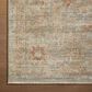 Loloi Heritage 12" x 12" Square Aqua and Terracotta Area Rug, , large