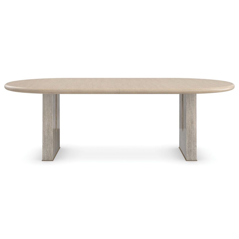 SCHNADIG Emphasis Dining Table in Sun Drenched Oak and Silver - Table Only, , large