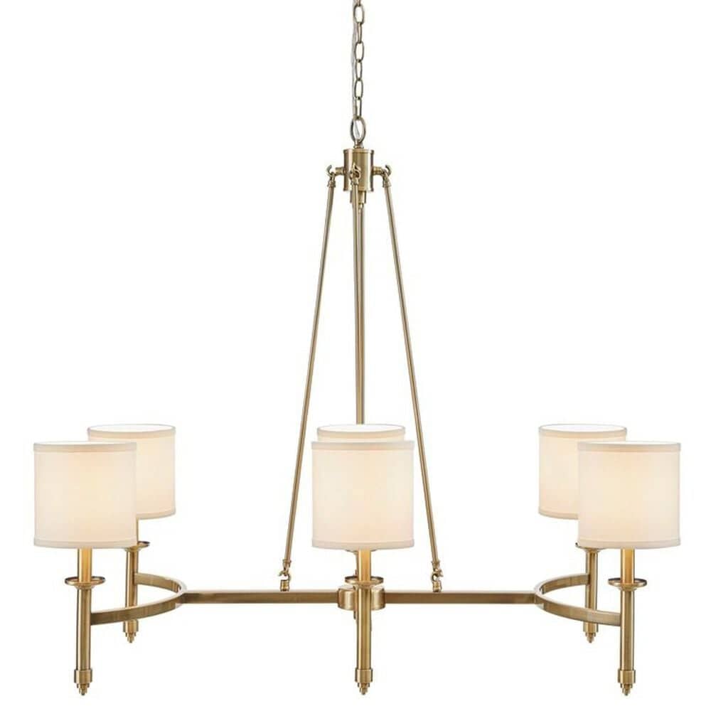 Hampton Park Elegenza 6-Light Chandelier in Antique Gold, , large