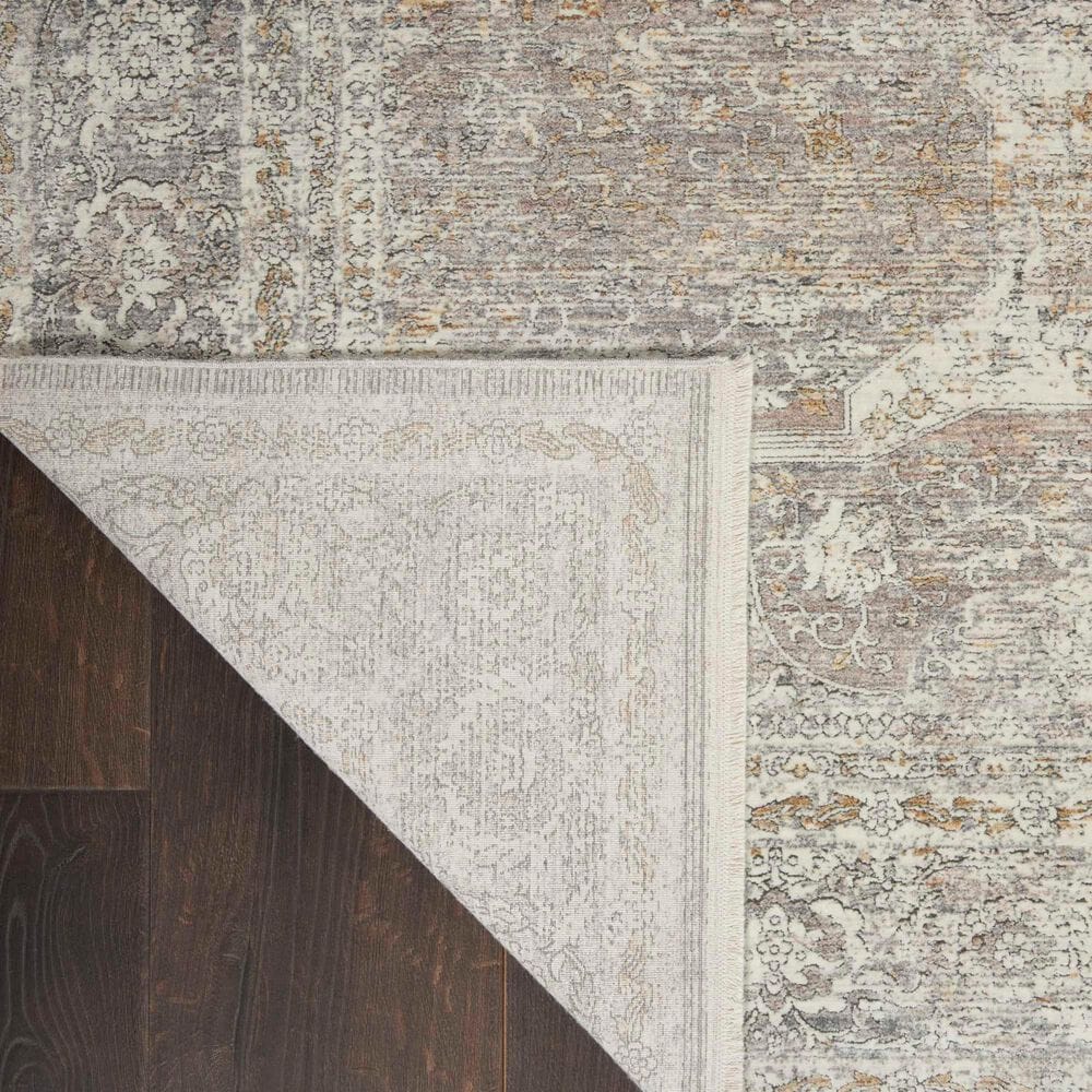 Nourison Starry Nights 8&#39; x 10&#39; Silver and Cream Area Rug, , large