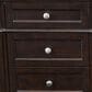 James Martin Vanities Brittany 60" Single Bathroom Vanity in Burnished Mahogany with 3 cm Arctic Fall Solid Surface Top and Rectangle Sink, , large