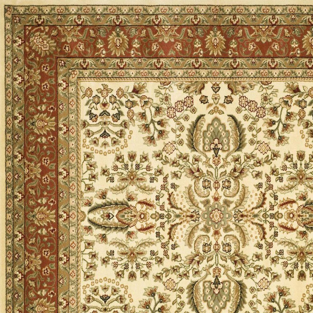 Safavieh Lyndhurst LNH214 10&#39; x 14&#39; Ivory and Rust Area Rug, , large