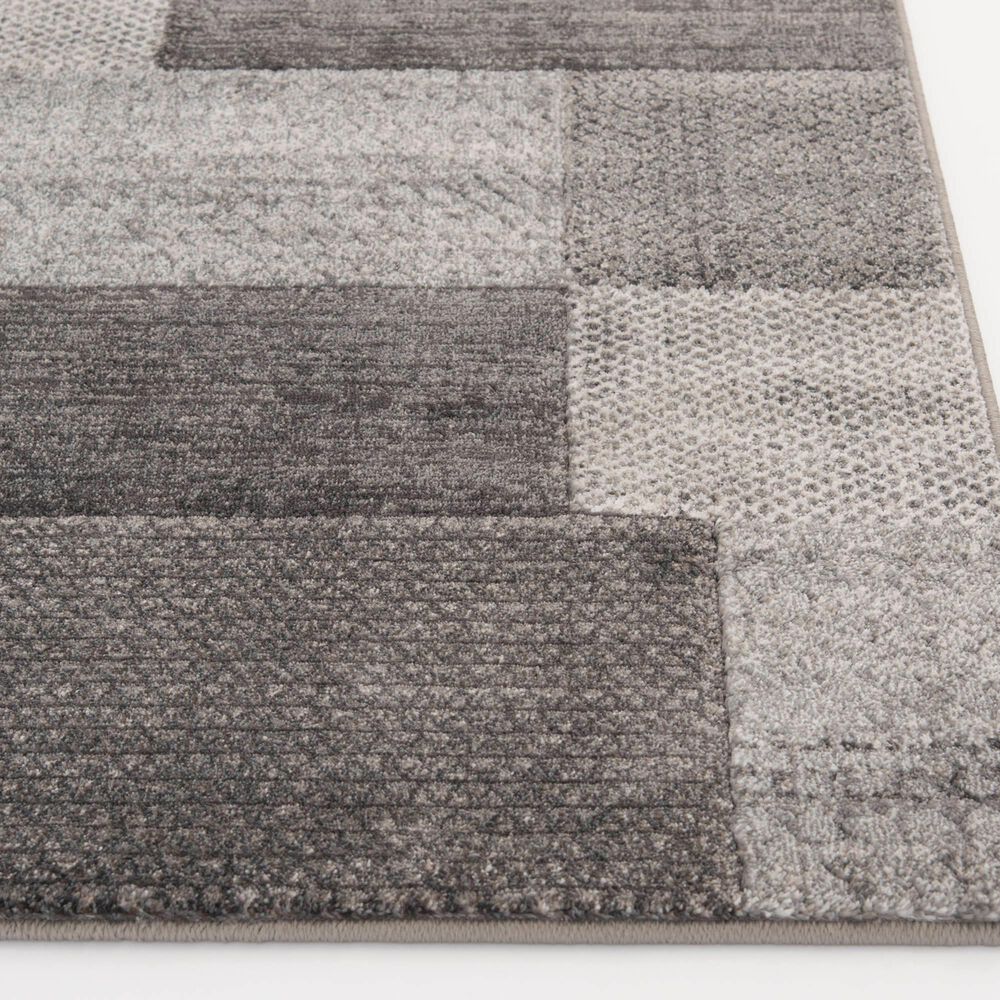 Central Oriental Adore Hanford 5&#39; x 7&#39;6&quot; Grey and White Area Rug, , large