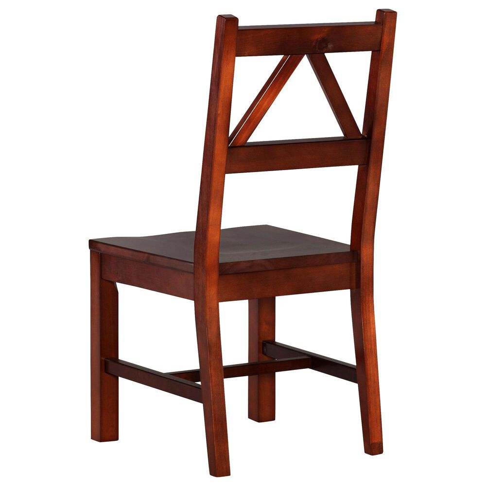 Linon Home Decor Titian Desk Office Chair in Antique Tobacco, , large