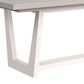 Bernhardt Stratum Dining Table in Mist, Fossil and Polished Nickel - Table Only, , large