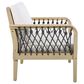HOMLUX 2-Piece Outdoor Conversation Set with Cushions in Cream and Dark Gray, , large