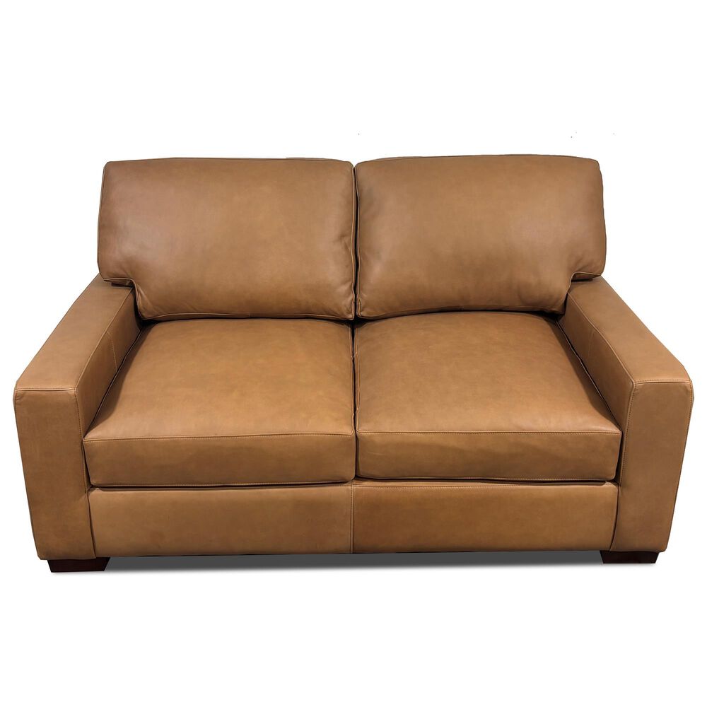 Marlowe Home Stationary Loveseat in Pancho Camel, , large
