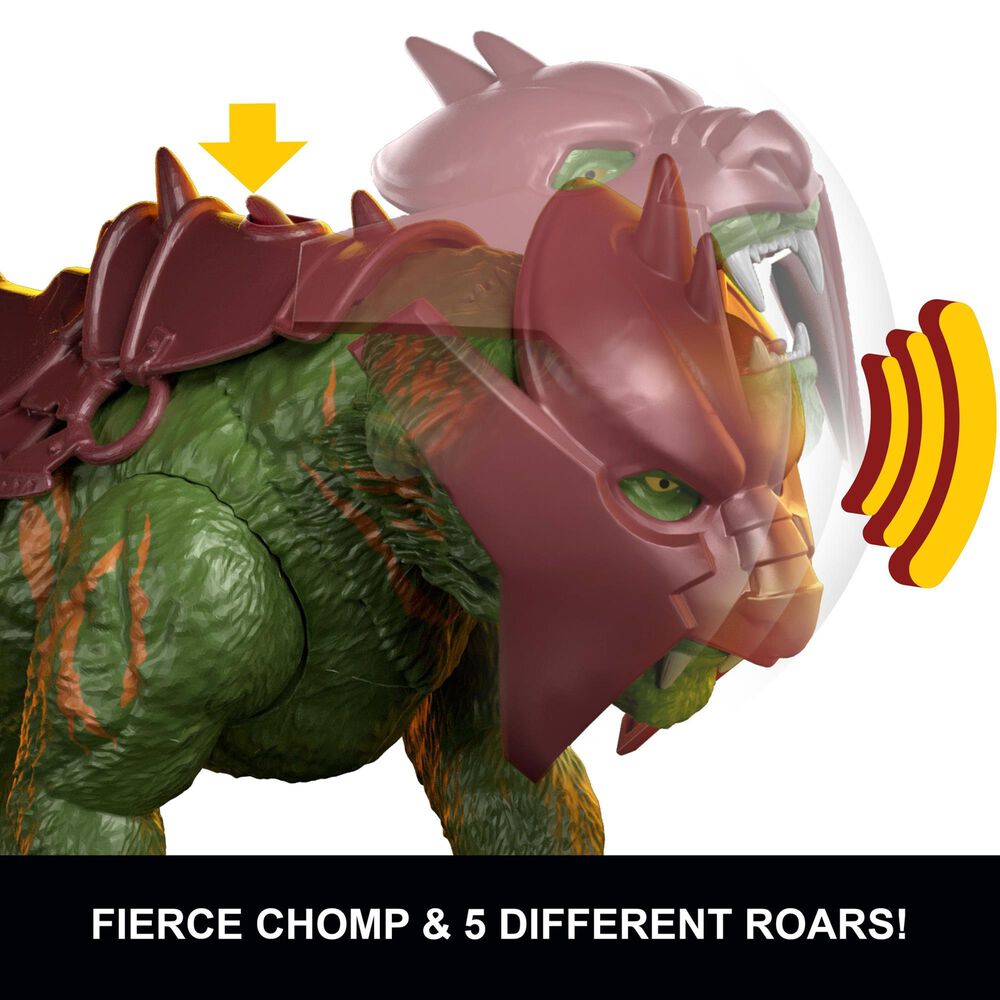 Masters of the Universe First Ones Battle Cat Figure with Chomp and Roar, , large