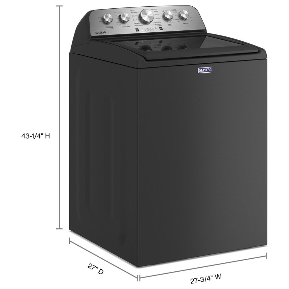Maytag 4.8 Cu. Ft. Top Load Washer with Extra Power in Volcano Black, , large