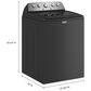 Maytag 4.8 Cu. Ft. Top Load Washer with Extra Power in Volcano Black, , large