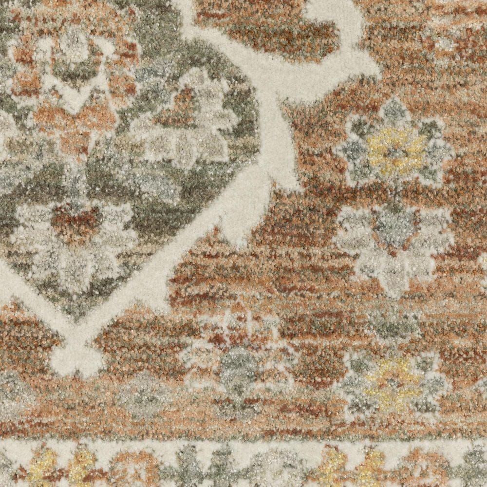 Oriental Weavers Keaton Brown and Rust 2'3" x 7'6" Runner, , large
