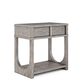 Vantage Vault 1 Drawer Nightstand with USB Charger in Mink Gray, , large