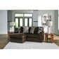 Ashley Midnight-Madness 2-Piece Left Facing Sectional with Chaise in Chocolate, , large