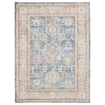 Amer Rugs Century 2" x 3" Navy and Pink Area Rug, , large
