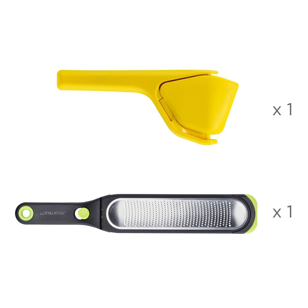 Dreamfarm 2-Piece Citrus Tool Set in Yellow and Green, , large