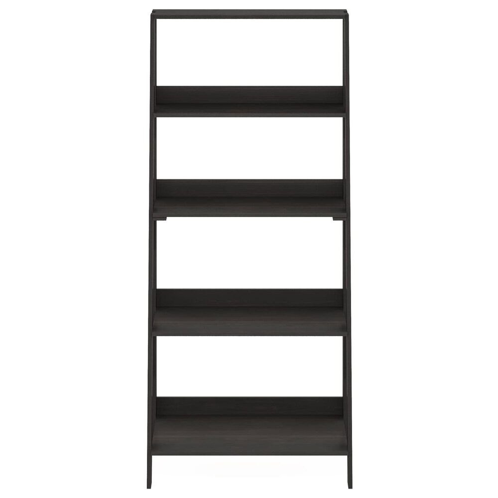 HOMLUX 5-Tier Ladder Display Bookshelf in Espresso, , large