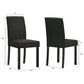 Crown Mark Resia Side Chair in Black, , large