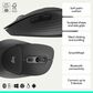 Logitech Signature Comfort Plus Wireless Mouse in Black, , large