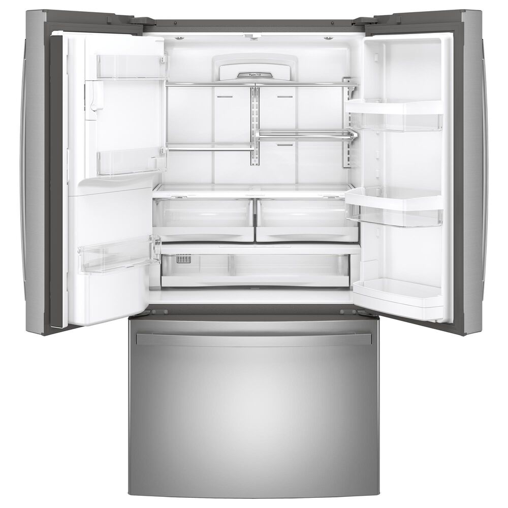 GE Appliances 22.1 Cu. Ft. Counter-Depth French-Door Refrigerator in Fingerprint Resistant Stainless Steel, , large