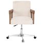 Four Hands Reuben Desk Chair in Lamont Nettlewood and Stainless Steel, , large