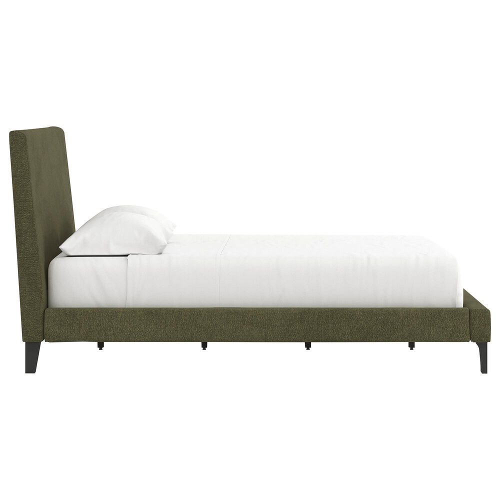 Ashley Chirason Queen Platform Bed in Sage Green, , large