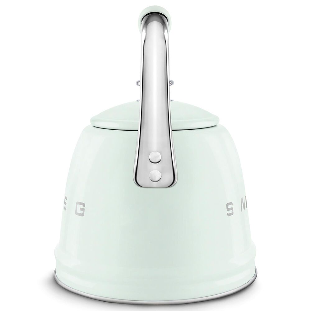 SMEG 2.3L 50&#39;s Style Stovetop Whistling Kettle in Pastel Green, , large