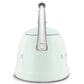 SMEG 2.3L 50"s Style Stovetop Whistling Kettle in Pastel Green, , large
