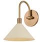 Troy Lighting Jovani 1-Light Bath Vanity in Patina Brass and Soft Sand, , large