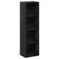 HOMLUX 4-Tier Open Shelf Display Organizer Bookcase in Blackwood, , large