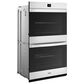 Whirlpool 30" Smart Built-In Electric Convection Double Wall Oven with Air Fry in White, , large