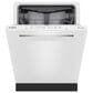 Bosch 500 Series 24" Built-In Pocket Handle Dishwasher with 8 Wash Cycles in White, , large