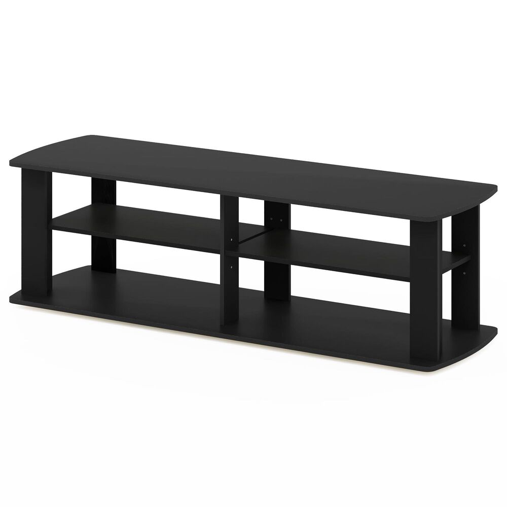 HOMLUX 43.3" Modern Entertainment Center TV Stand in Black, , large