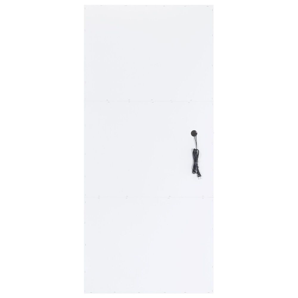 Coaster Zayan Floor Mirror in White Gloss, , large