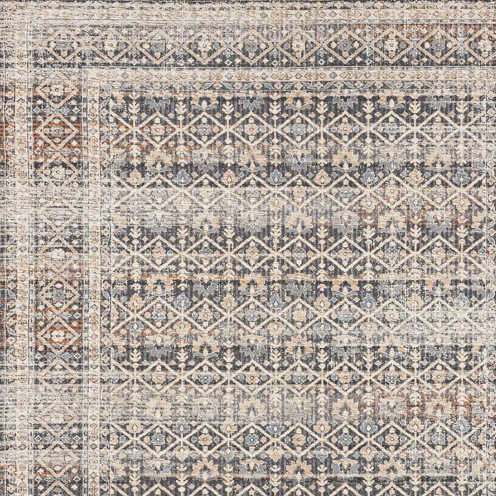 Karastan Zula Luanda 8&#39; x 10&#39; Slate Area Rug, , large
