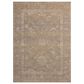 Loloi II Louisa 5"3" Round Taupe and Gold Area Rug, , large