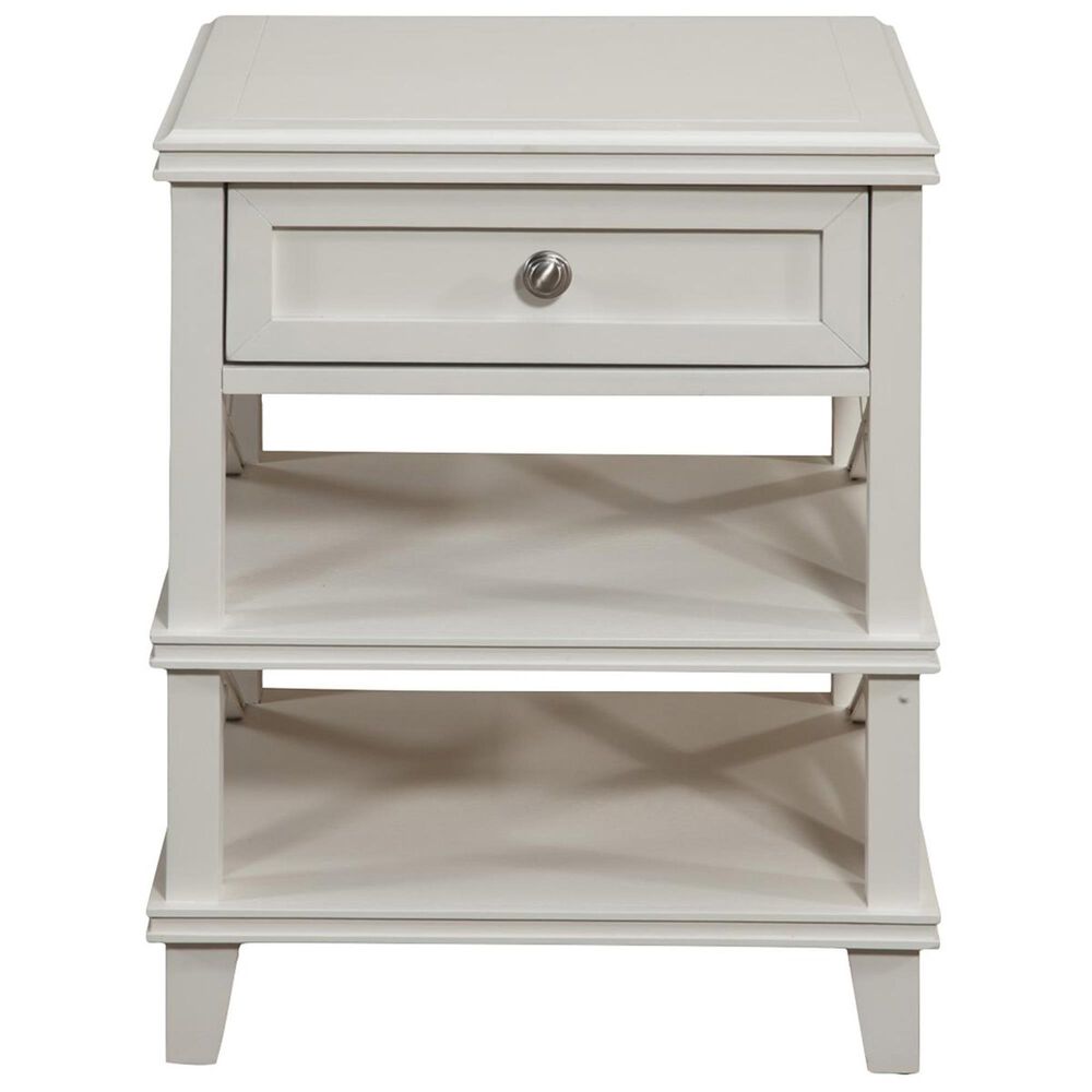 Alpine Furniture Potter Nightstand in White Nebraska Furniture Mart