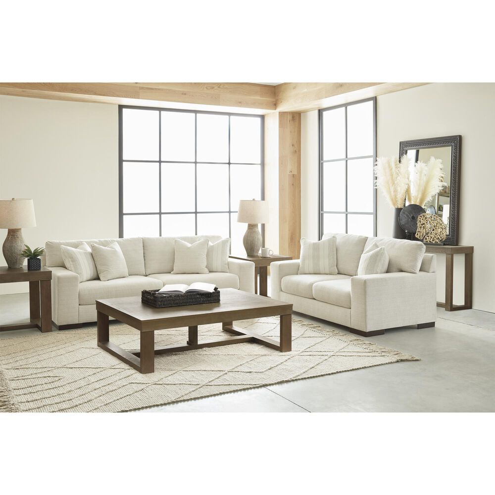 Ashley Maggie Stationary Sofa in Birch, , large