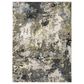 Oriental Weavers Caravan Abstract Painted 7"10" x 10"10" Grey and Green Area Rug, , large