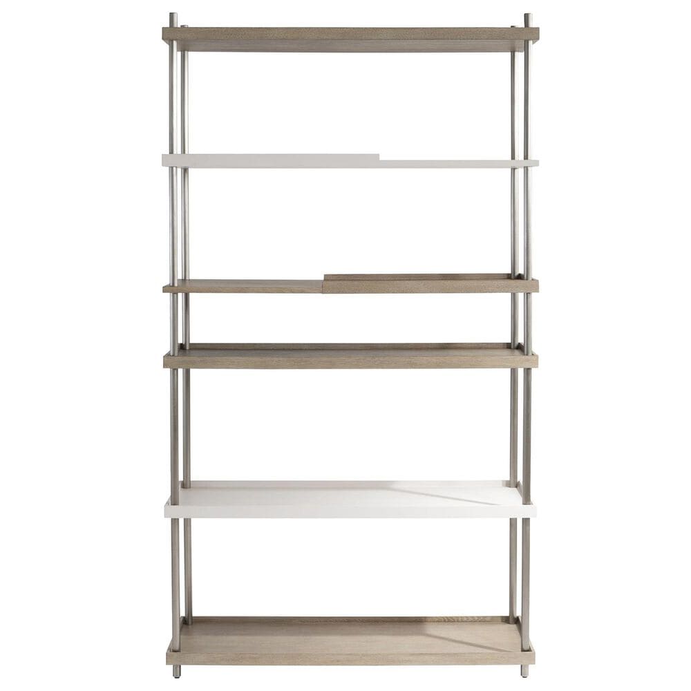 Bernhardt Anax 80&quot; Etagere in Sandbar, Crema and Graphite, , large