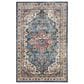 Safavieh Aria ARA160B 4" x 6" Blue and Creme Area Rug, , large