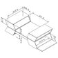 Furniture of America Pierson Coffee Table in White, , large