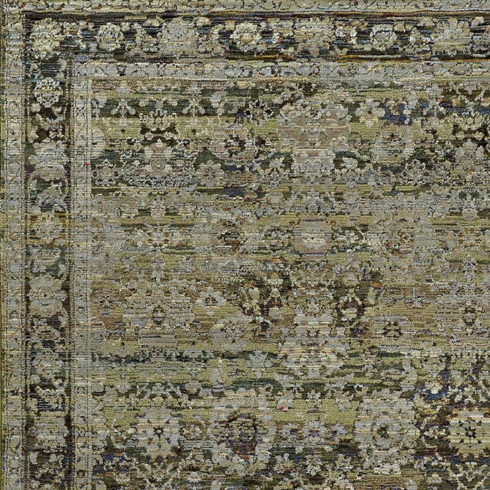 Oriental Weavers Andorra 7125C 2&#39;6&quot; x 12&#39; Green and Brown Runner, , large