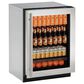 U-Line 4.9 Cu. Ft. 24" Beverage Center Glass Door in Stainless Steel, , large